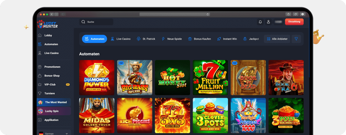Lucky Hunter Casino – Erfahrungen & Testbericht 2026