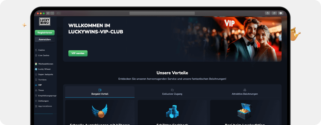 LuckyWins Casino Erfahrungen & Testbericht 2026