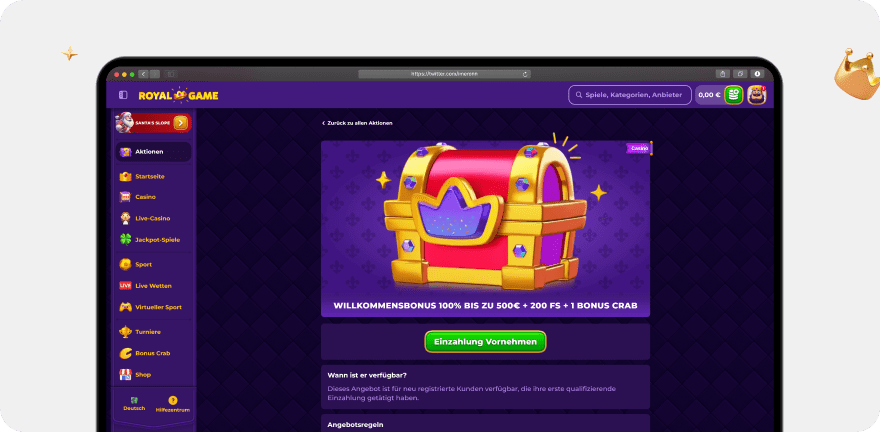 RoyalGame Casino – Erfahrungen & Testbericht 2026