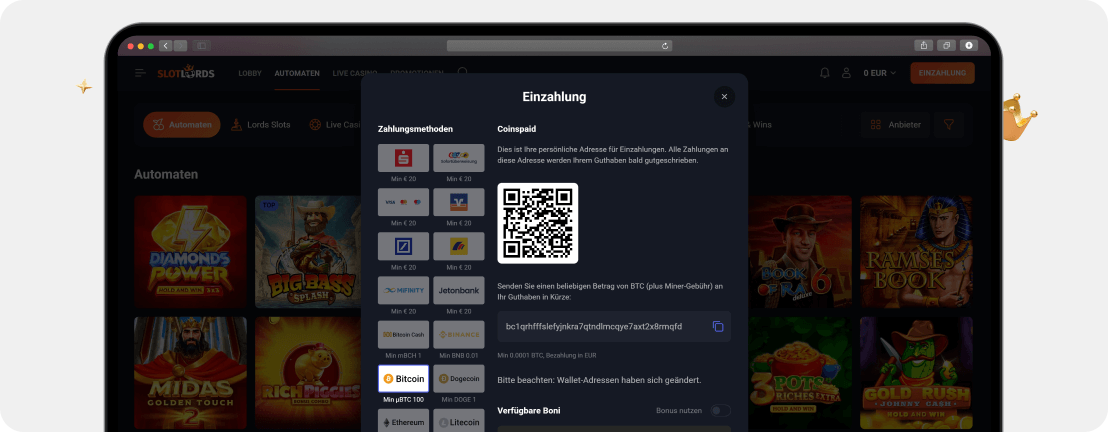 Slot Lords Casino – Erfahrungen & Testbericht 2026