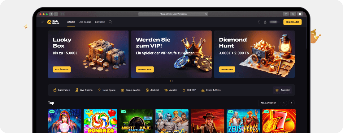 SlotsMines Casino – Erfahrungen & Testbericht 2026