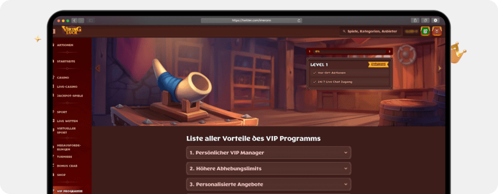 VikingLuck VIP-Programm