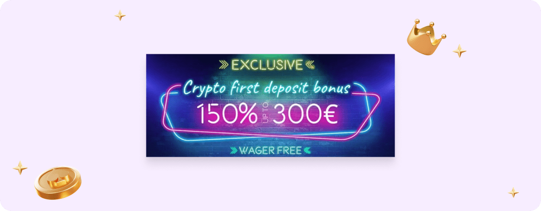 Vegaz Casino Crypto Bonus