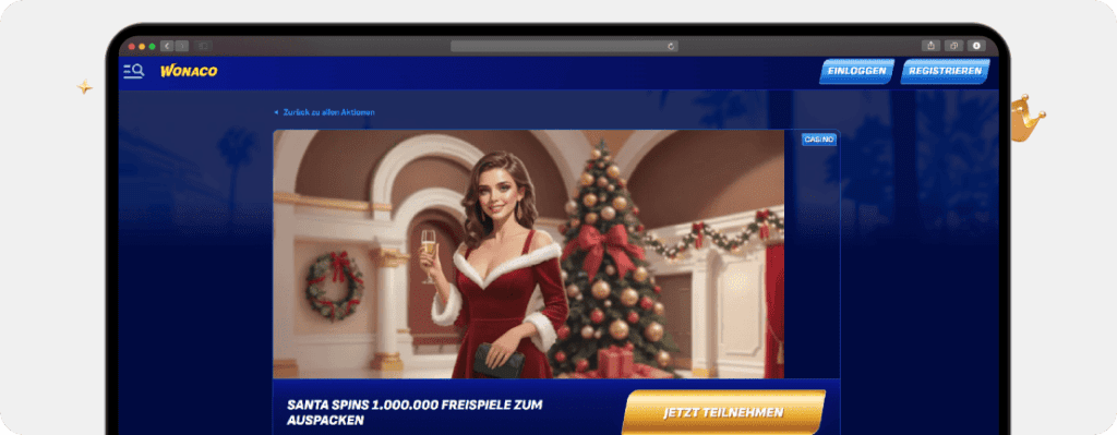 Wonaco Santa Spins