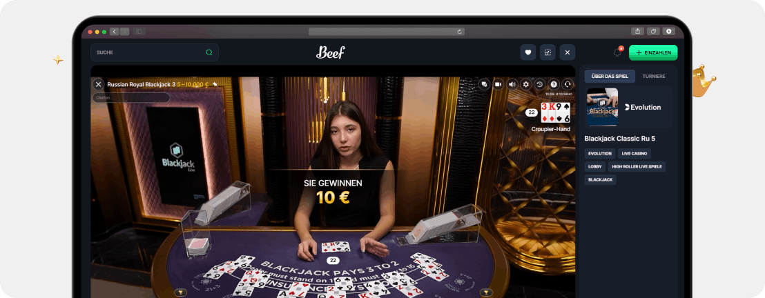 Beef Casino Erfahrungen 2026: Echtgeld-Test und Bewertung