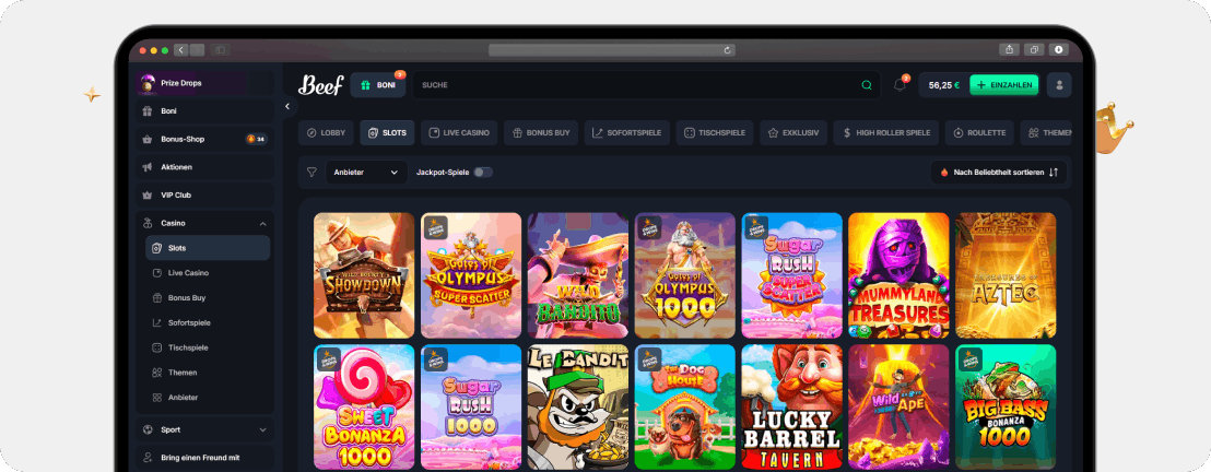 Beef Casino Erfahrungen 2026: Echtgeld-Test und Bewertung