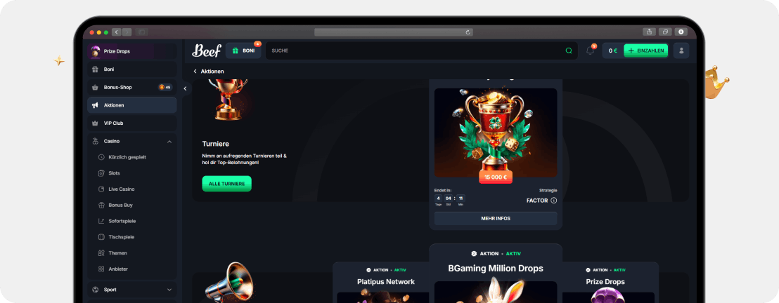 Beef Casino Erfahrungen 2026: Echtgeld-Test und Bewertung