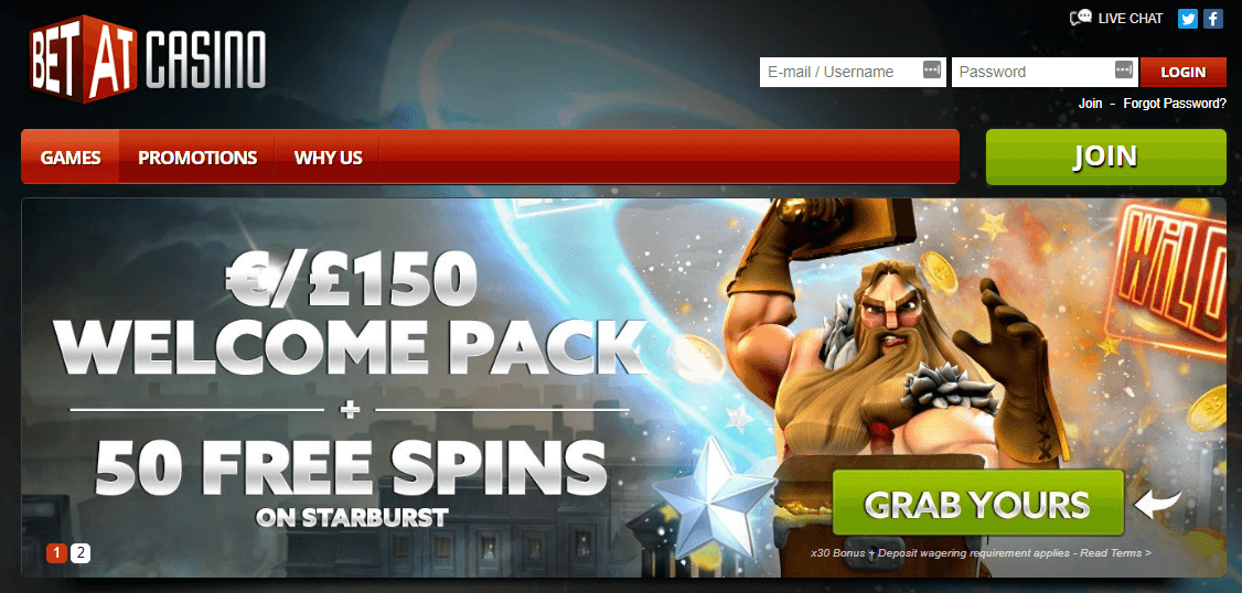 BetAT Casino Welcome Offer