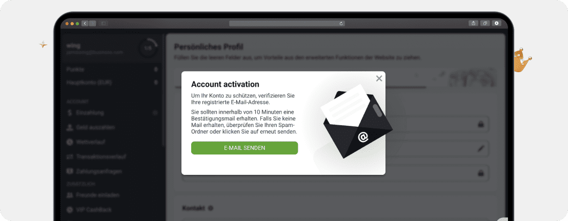 BetLabel Account Aktivierung