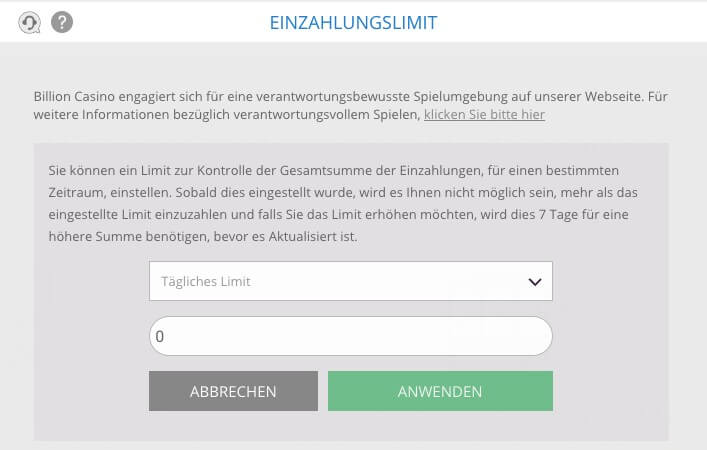 Billion Casino Erfahrungen – Test & Bewertung 2025