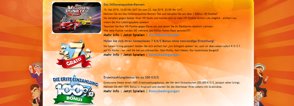 Gratorama Casino Erfahrungen – Test & Bewertung 2025