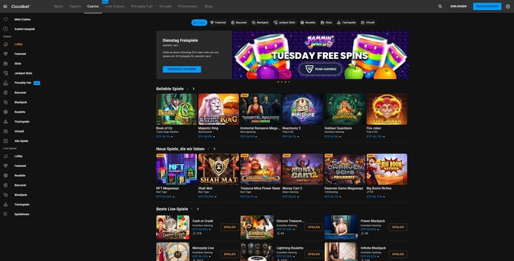 Cloudbet Casino Erfahrungen – Test & Bewertung 2025