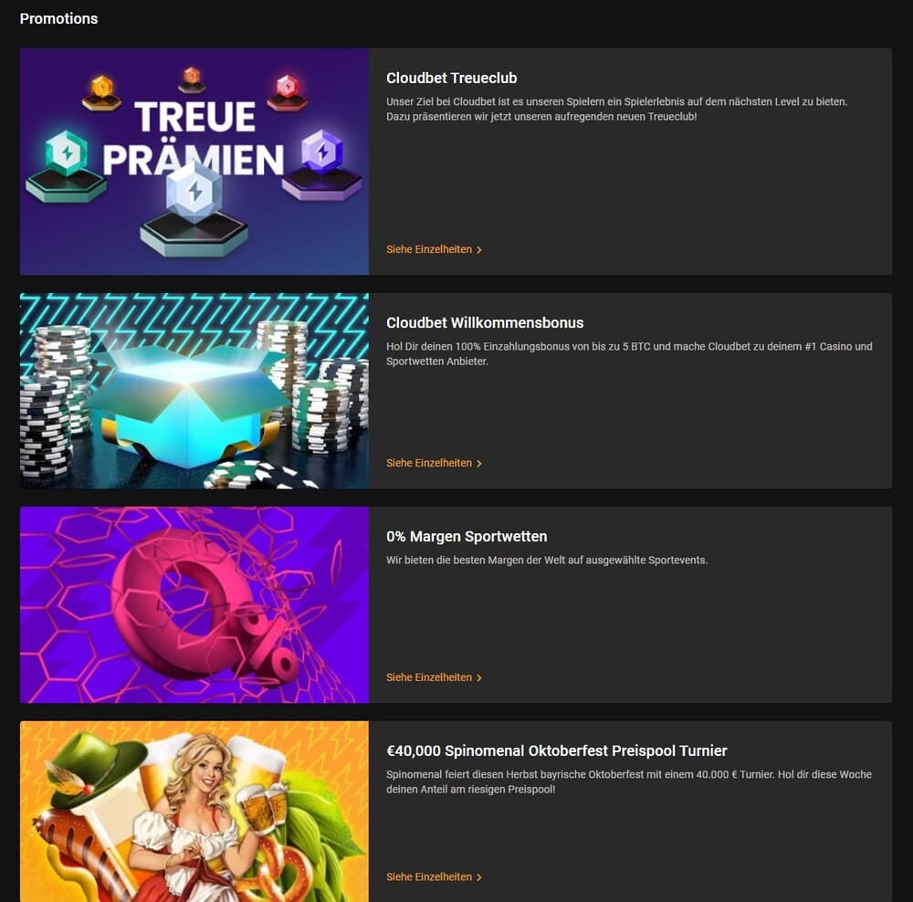 Cloudbet Casino Erfahrungen – Test & Bewertung 2025