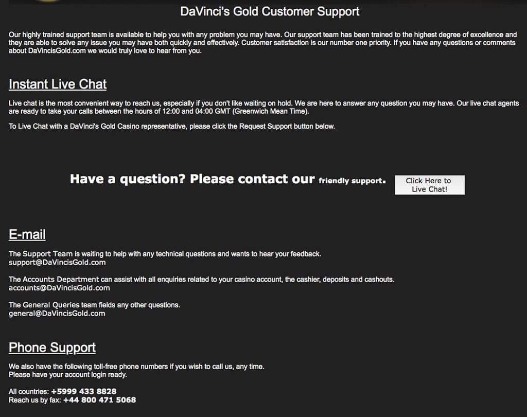 Da Vincis Gold Casino Erfahrungen – Test & Bewertung 2026