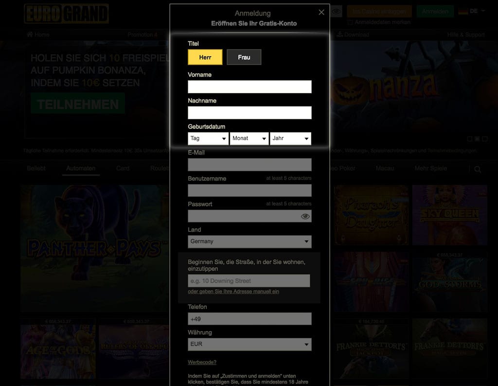 Eurogrand Casino Test Eurogrand Casino Test