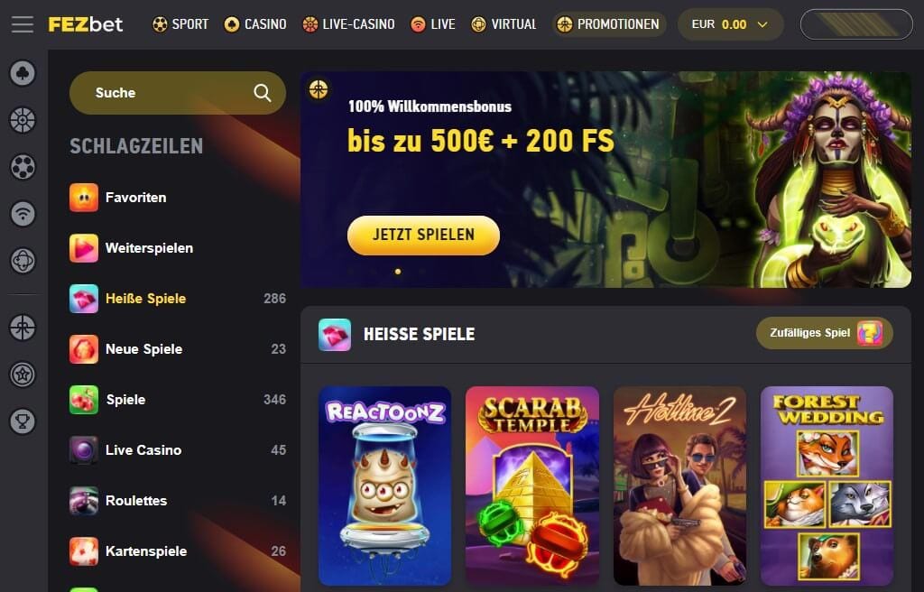 FezBet Casino – Erfahrungen & Testbericht 2025