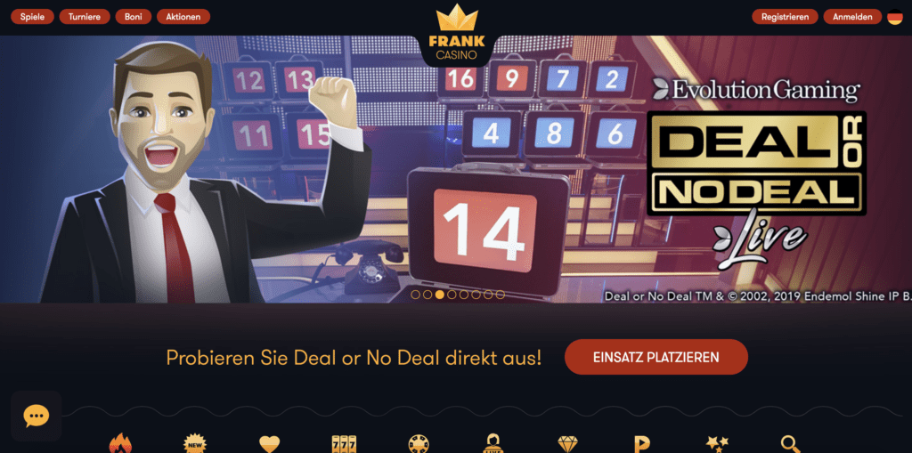 Frank Casino Erfahrungen – Test & Bewertung 2025