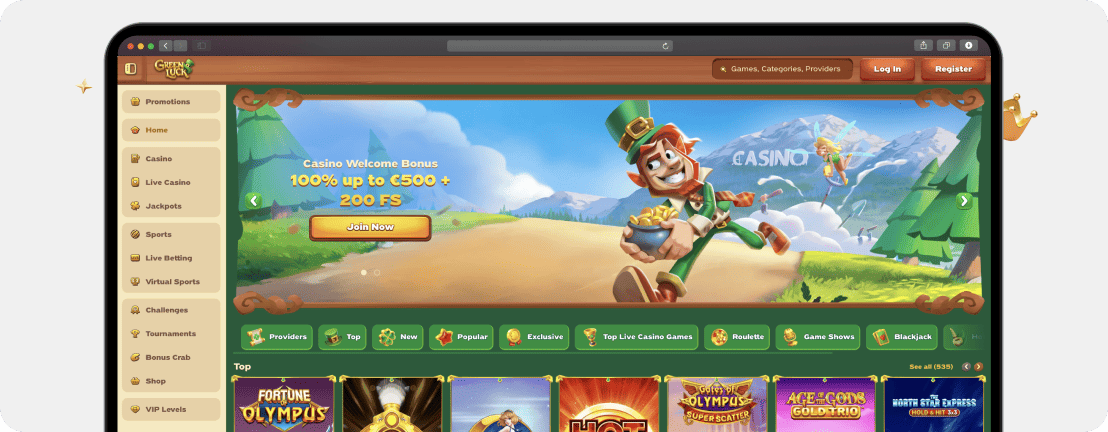 Greenluck Casino Erfahrungen & Testbericht 2026