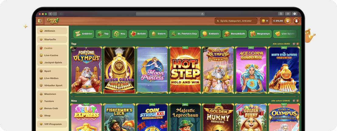 Greenluck Casino Erfahrungen & Testbericht 2026