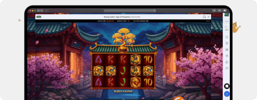 Koru Casino Slots Screenshot OSC