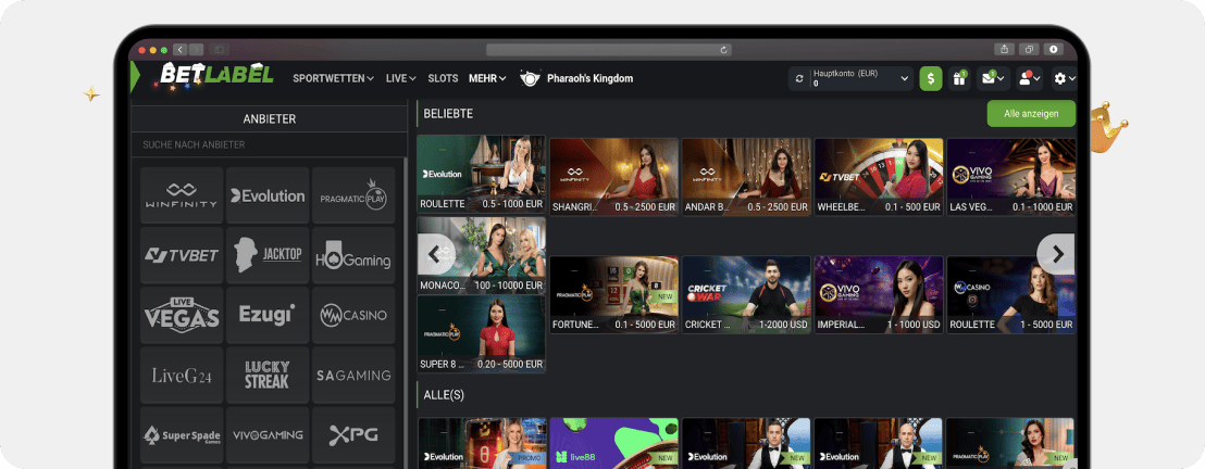 BetLabel Casino – Erfahrungen & Testbericht 2025