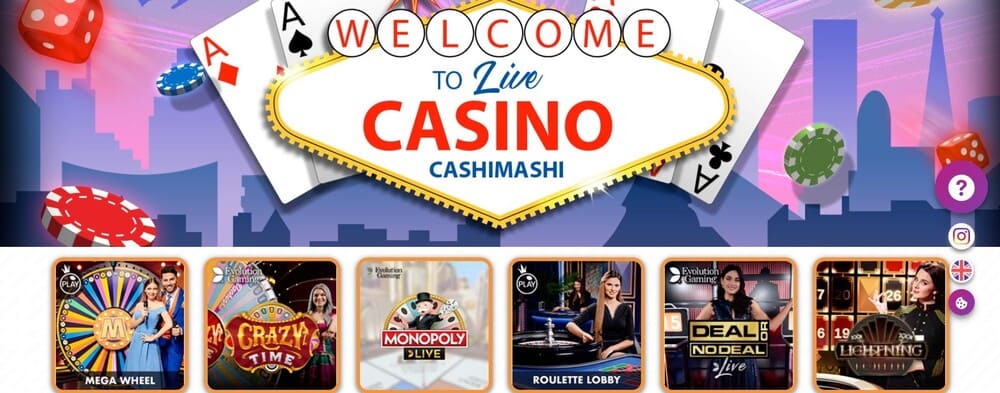Live Casino at Cashimashi