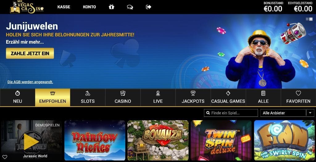MrVegasCasino Erfahrungen – Test & Bewertung 2026