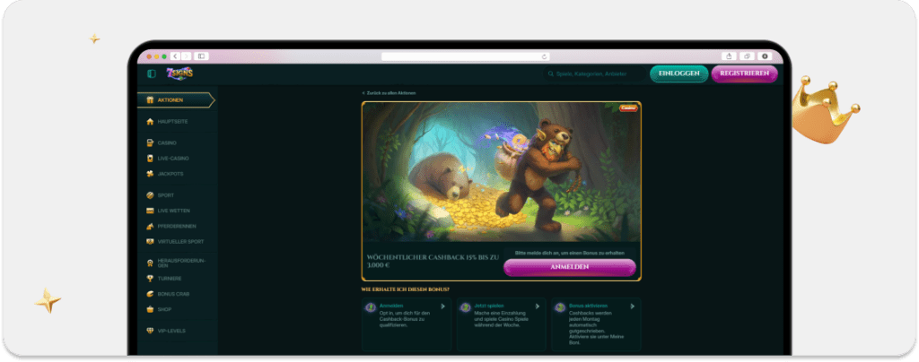 OSC - 7Signs - Casino Cashback