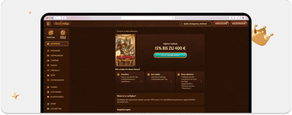 OSC - AmunRa - Cashback