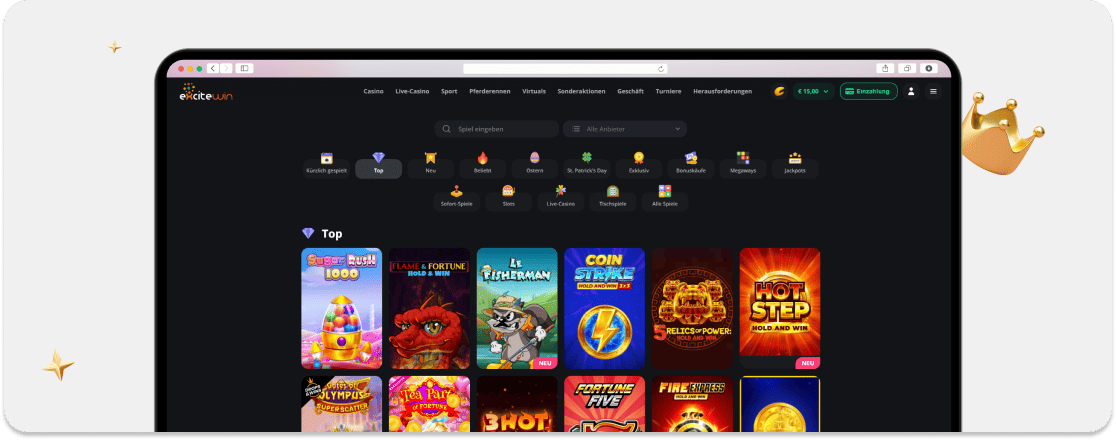 Excitewin Casino Erfahrungen, Testbericht 2026 & echte Spielerbewertungen