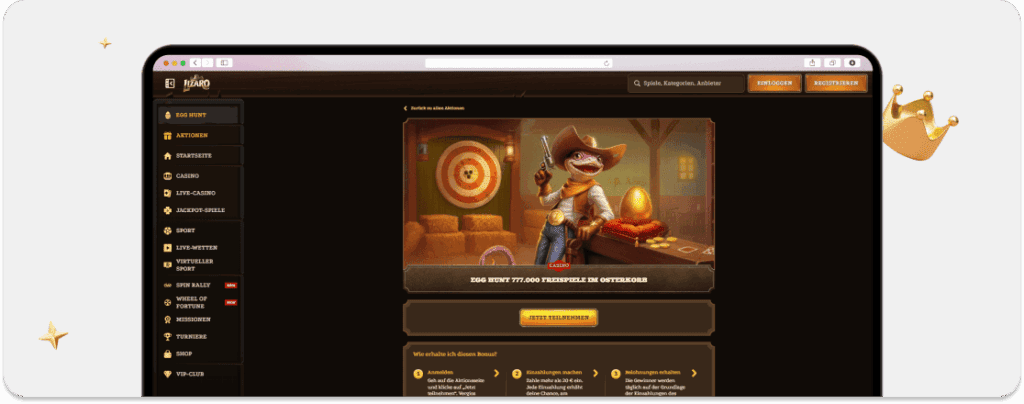 OSC - Lizaro Casino - Freispiele