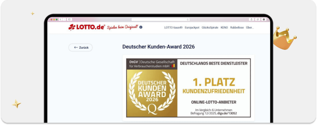 OSC - Lottoanbieter - Lotto.de Award