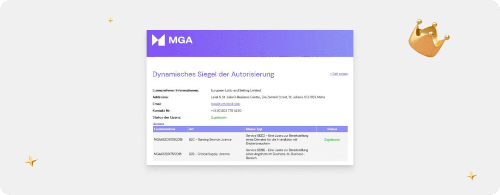 OSC - Lottoanbieter - MGA