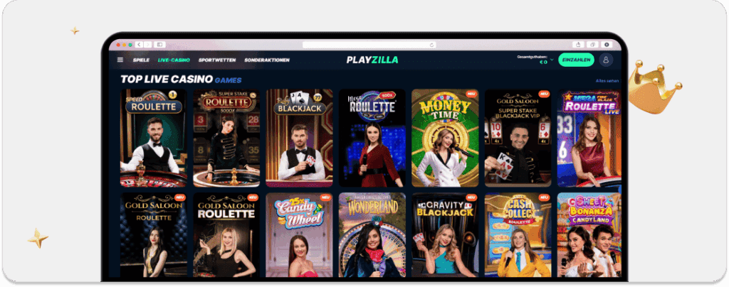 OSC - Playzilla Casino - Live Casinos Spiele