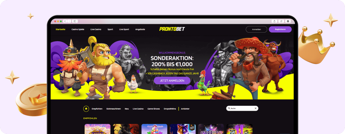 ProntoBet Casino – Erfahrungen & Testbericht 2025