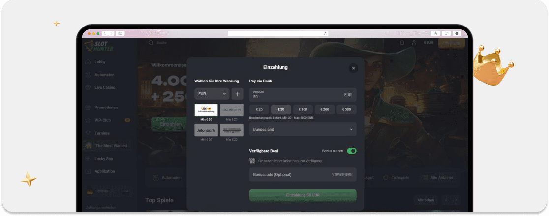 Slothunter Casino Erfahrungen & Testbericht 2026