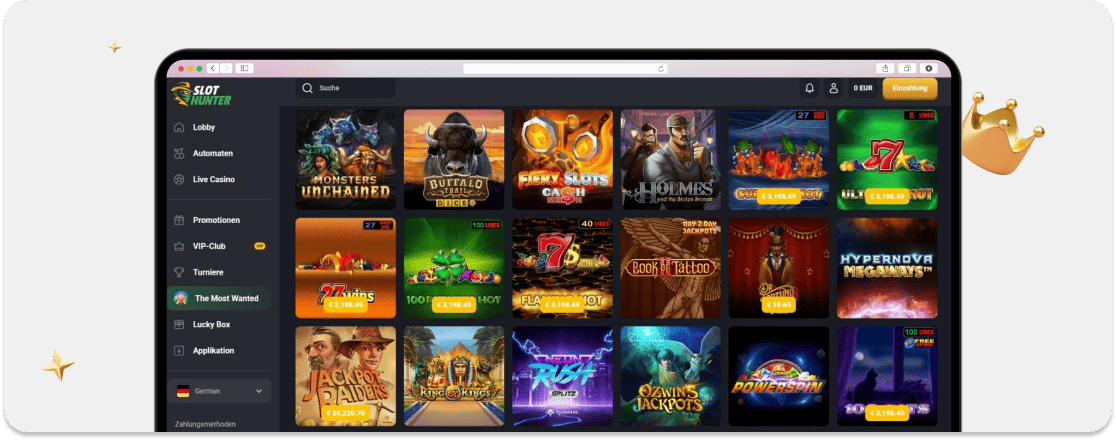 Slothunter Casino Erfahrungen & Testbericht 2026