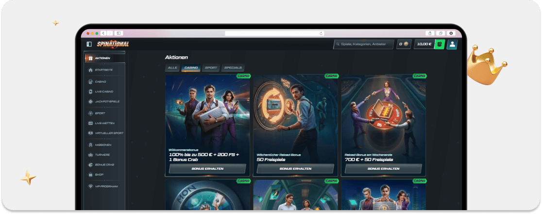 Spinational Casino Erfahrungen & Testbericht 2026