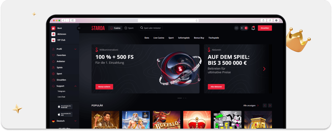 Starda Casino – Erfahrungen & Testbericht 2026