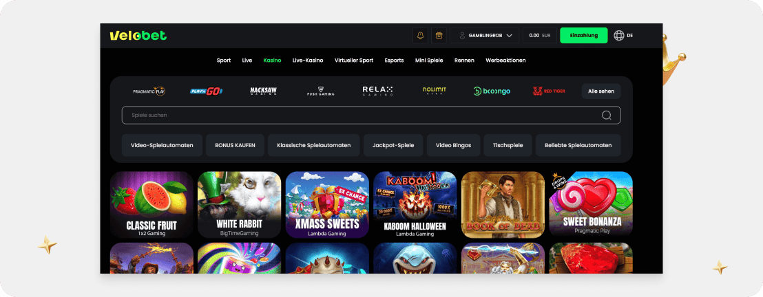 Velobet Casino – Erfahrungen & Testbericht 2025