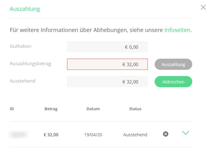 QuickWin Spielsaal Schätzung 2024 500 Maklercourtage, 200 FS