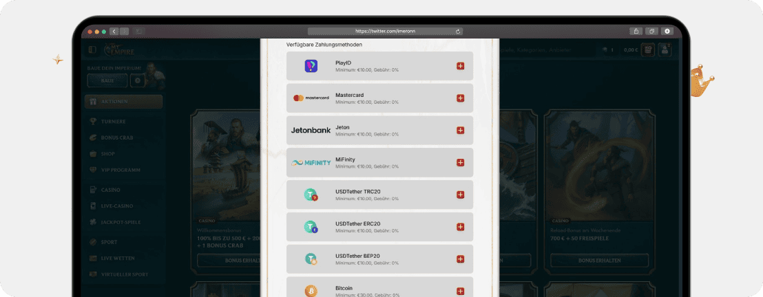 MyEmpire Casino – Erfahrungen & Testbericht 2025
