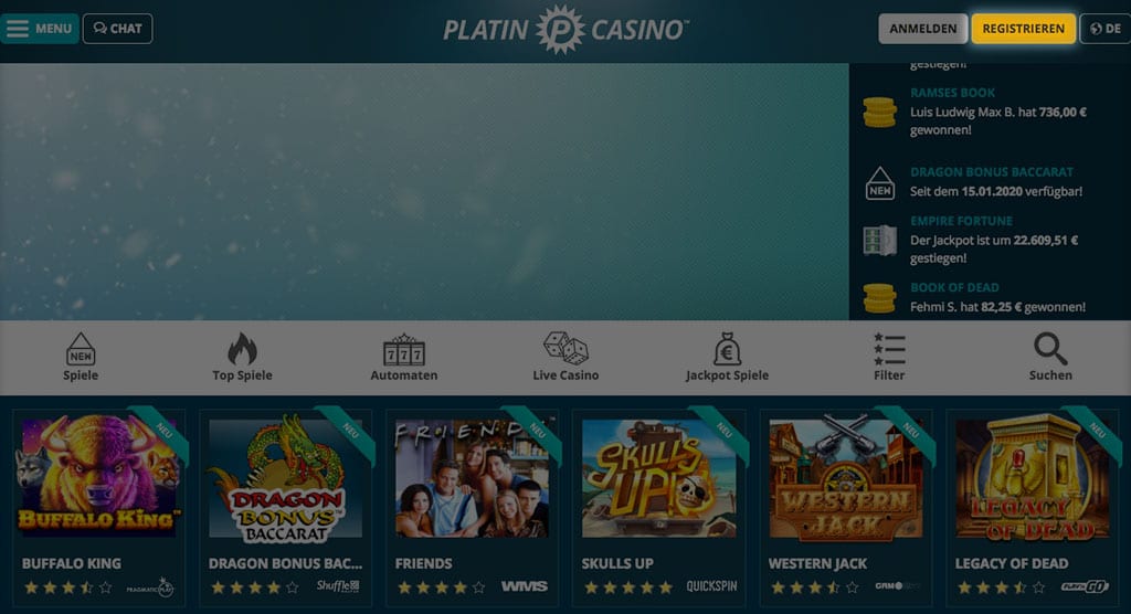 Platin Casino Fest 1 Platin Casino Fest 1