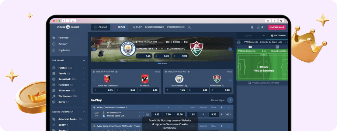 Platincasino Erfahrungen 2025 – Testbericht und Bewertung