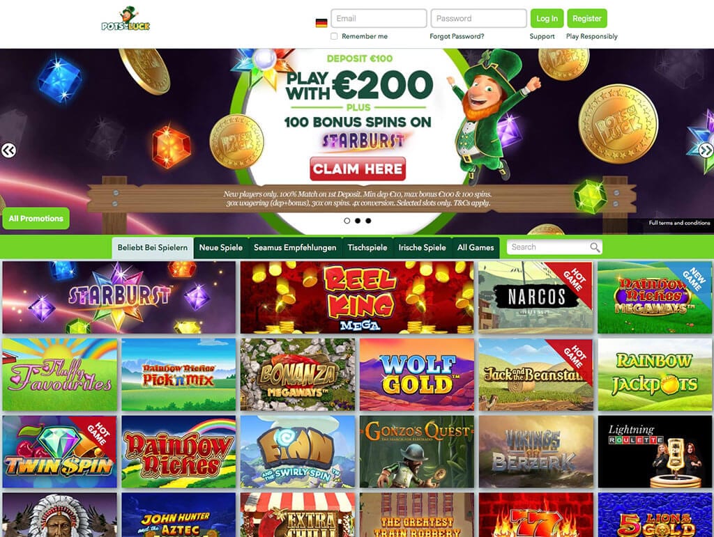 Pots of Luck Casino Erfahrungen – Test & Bewertung 2025