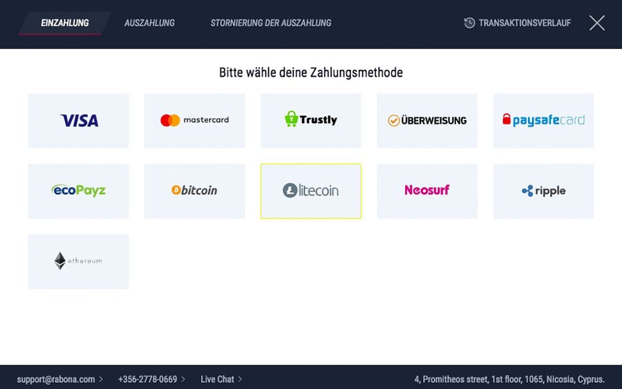 Rabona Casino Erfahrungen – Test & Bewertung 2025