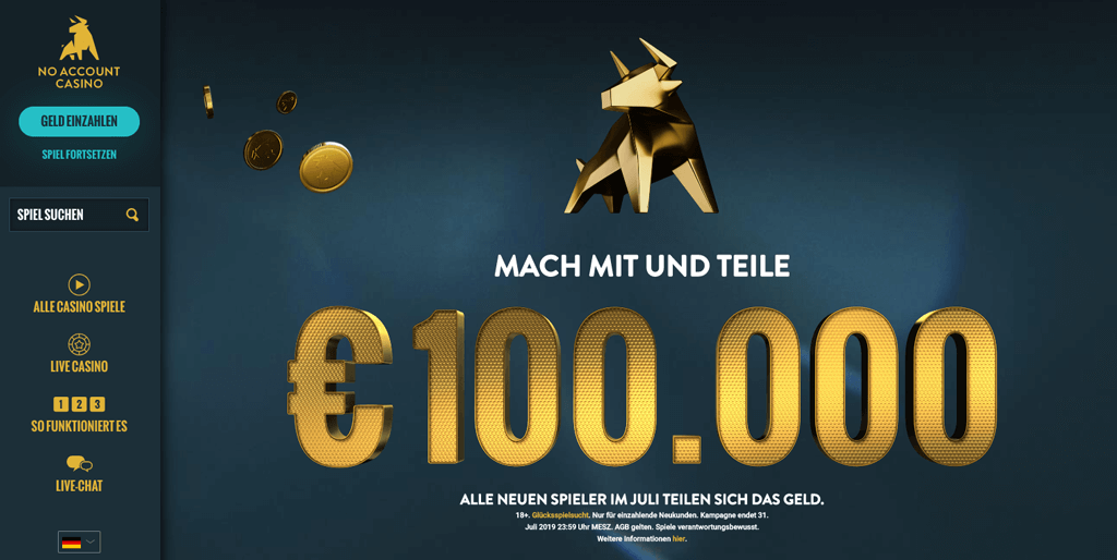 No Account Casino Erfahrungen – Test & Bewertung 2025