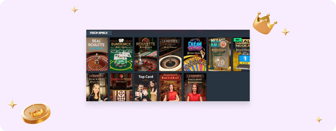 Lucky Elektra Tischspiele