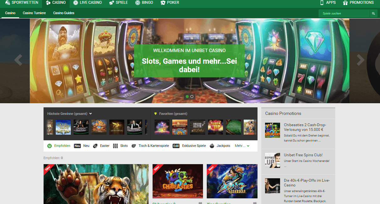 Unibet Casino Erfahrungen – Test & Bewertung 2025