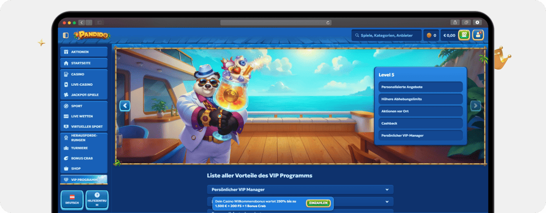 Pandido Casino – Erfahrungen & Testbericht 2026